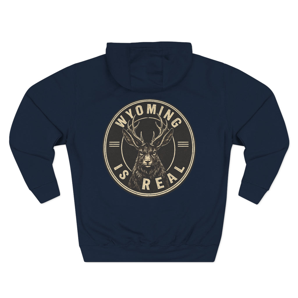 Official Wyoming is Real Jackalope Hoodie
