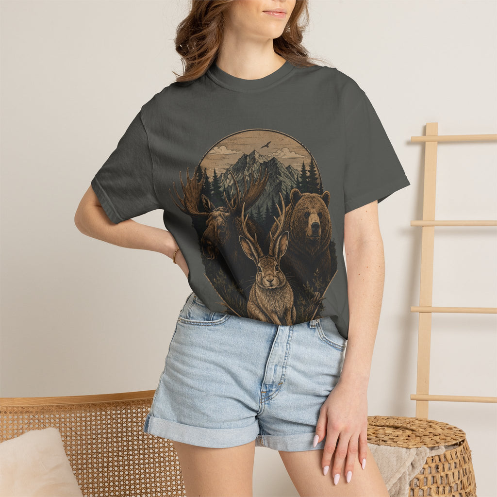 Wild Wyoming Shirt — Bear, Jackalope, Moose