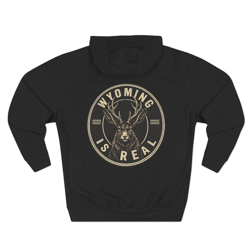 Official Wyoming is Real Jackalope Hoodie