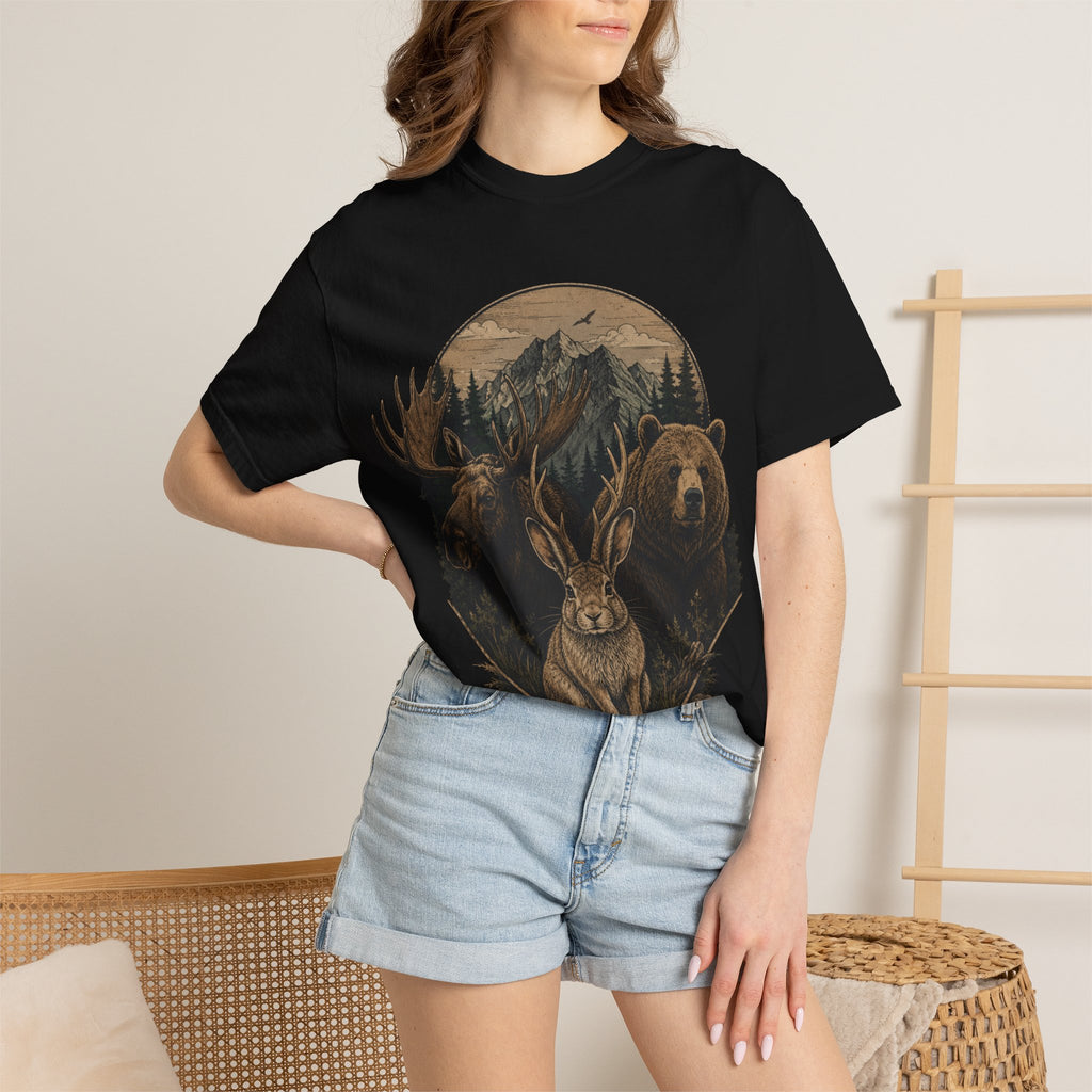 Wild Wyoming Shirt — Bear, Jackalope, Moose