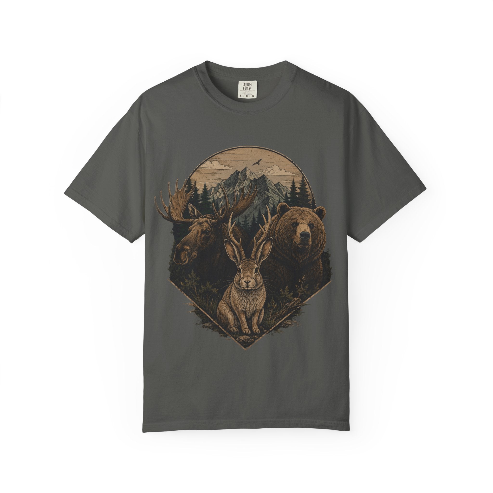 Wild Wyoming Shirt — Bear, Jackalope, Moose