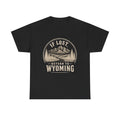 If Lost Return to Wyoming T‑Shirt — Vintage Mountain Outdoor Tee