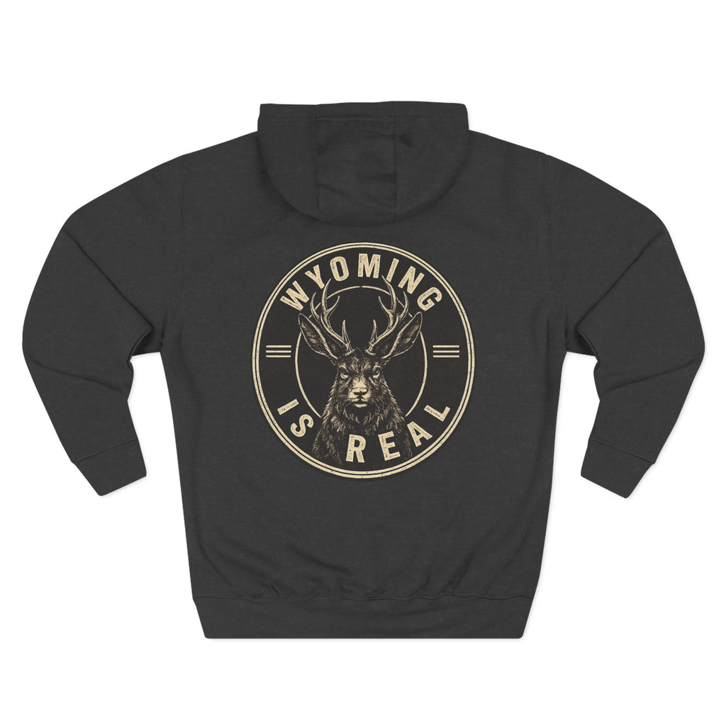 Official Wyoming is Real Jackalope Hoodie