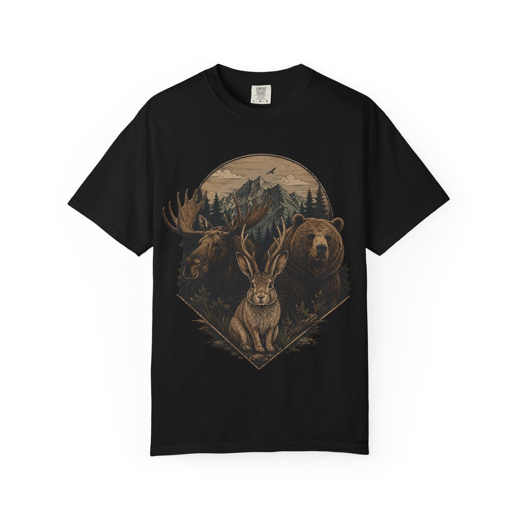 Wild Wyoming Shirt — Bear, Jackalope, Moose